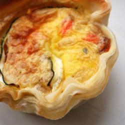 Hot Smoked Trout Quiche