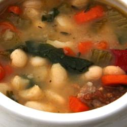 Kielbasa and White Bean Soup