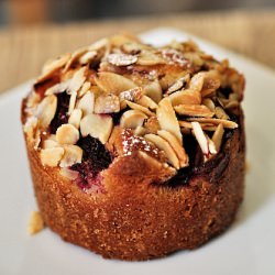 Almond Raspberry Cupcake