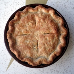 Swiss Chard, Cherry & Pine Nut Pie