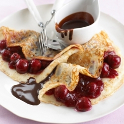 Hot Chocolate Pancakes