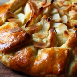 Apple Marzipan Galette