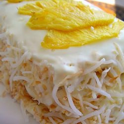 Coconut-Roasted Pineapple Dacquoise