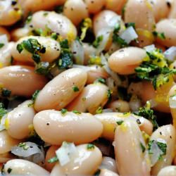 Salad with Shrimp and White Beans