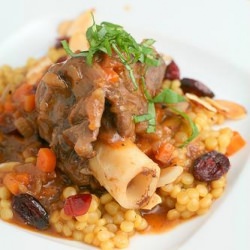 Lamb Shanks and Pearl Couscous