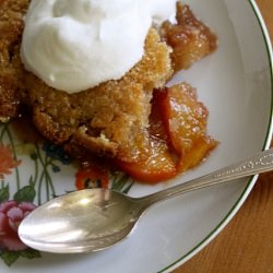 Nectarine Cobbler