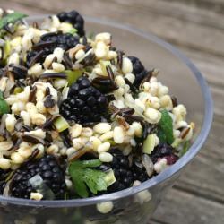 Blackberry, Wild Rice & Barley Salad