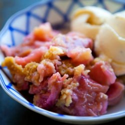 Rhubarb Crumble