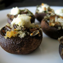 Stuffed Baby Bella Mushrooms