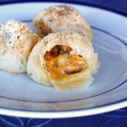 Chicken-Bacon Stuffed Pizza Rolls