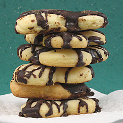 Cookies with Dripping Chocolate