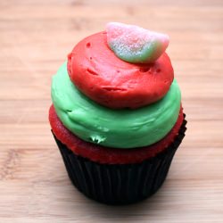 Vegan Watermelon Cupcake