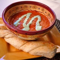 Fire Roasted Tomato Garlic Soup