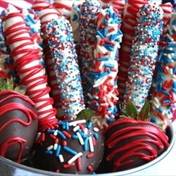 Chocolate Pretzels and Strawberries