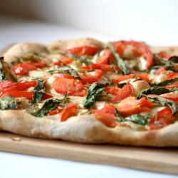 Kicked up Pizza Bianca