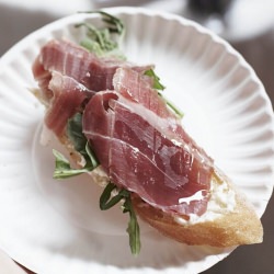 Prosciutto Ricotta and Arugula