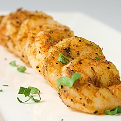 Broiled Cajun Prawns