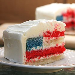 4th of July Flag Cake