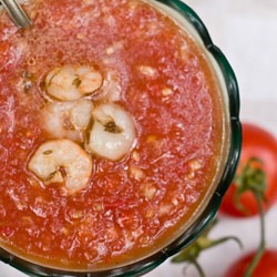 Cold but Hot Gazpacho Soup