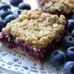 Blueberry Oatmeal Squares