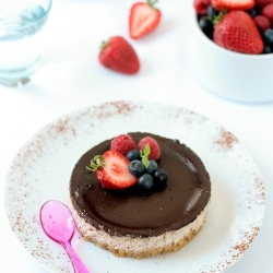 Chocolate Strawberry Cheesecake