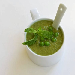 Fresh Green Pea Soup