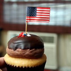 Patriotic Boston Cream