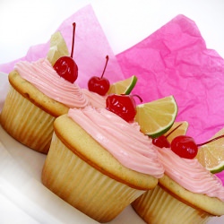 Cherry Limeade Cupcakes