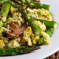 Garlic Scape Pesto Scrambled Eggs