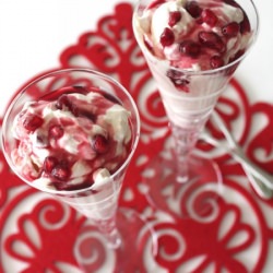 Pommy Eton Mess with Pomegranates