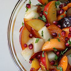 Fruit Salad with Ginger Syrup