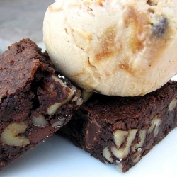 Brownies & Peanut Butter Ice Cream