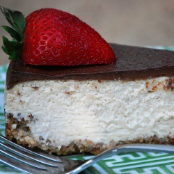 Choc-Covered Strawberry Cheesecake