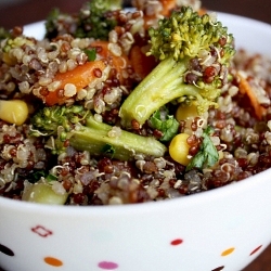 Quinoa Veggie Terriyaki Stir Fry