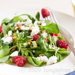 Rasberry Goat Cheese Salad