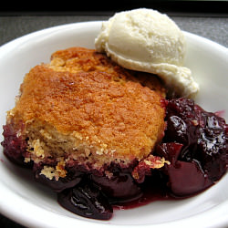 Fresh Cherry Cobbler