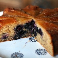 Banana Apple & Blueberry Cake