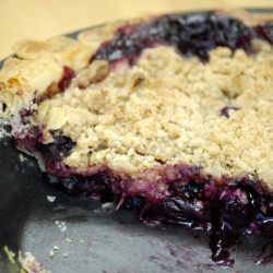 Blueberry Peach Crumble