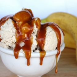 Roasted Banana Ice Cream