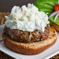 Greek Lamb Burgers