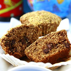 Whole Wheat Chocolate Chip Muffins