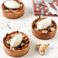 Fig Tarts &Lavender Honey Ice Cream