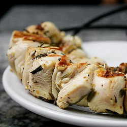 Lemon-Rosemary Chicken Souvlaki