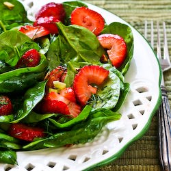 Strawberry Spinach Salad