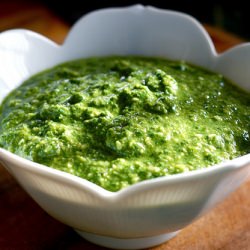 Basil and Spinach Garden Pesto