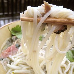 Shredded Duck & Rice Noodle Soup