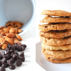 Almond & Chocolate Chip Cookie