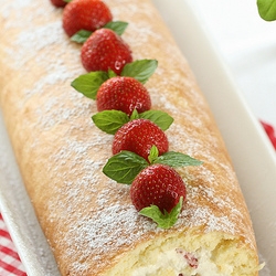 Strawberry Roulade