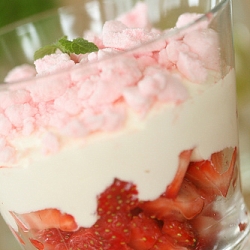 Strawberries with Amaretto