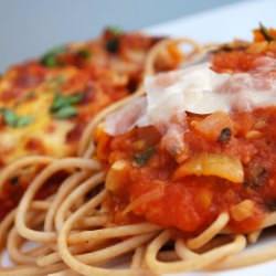 Roasted Red sauce with Parmesan